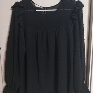 Elegant Black Women's Top